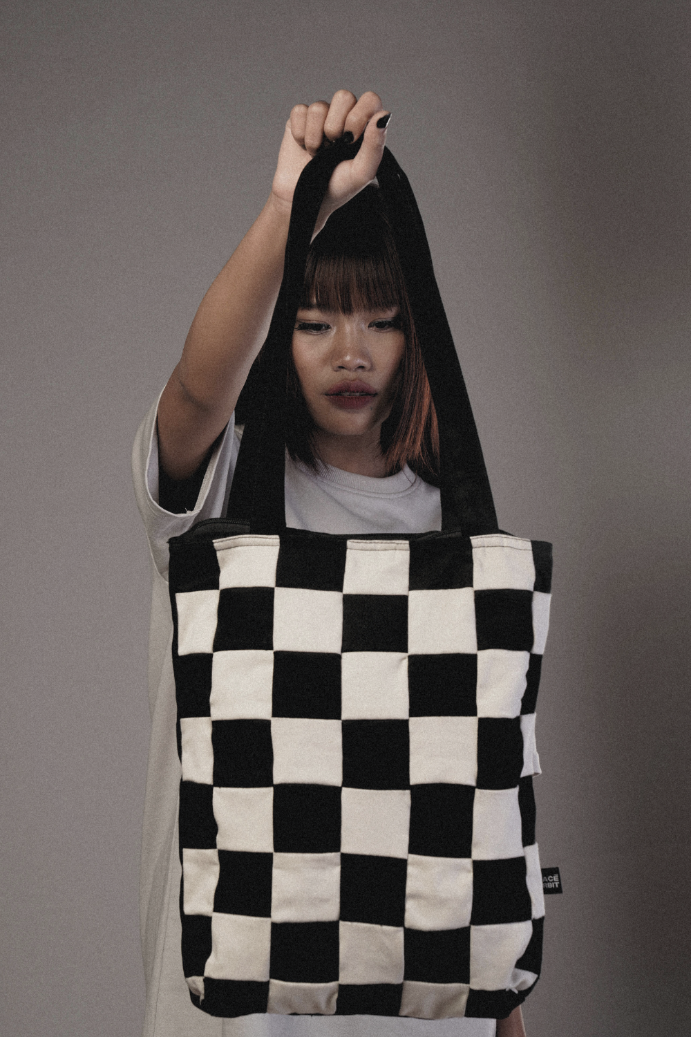 Checkered Revival Series Tote Bag