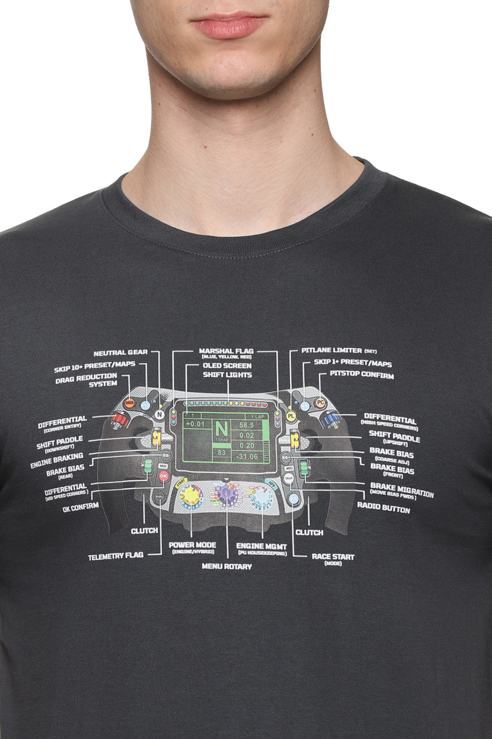 Steering - Formula Facts Series Tech Tee