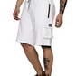 White - Fleece Work Shorts